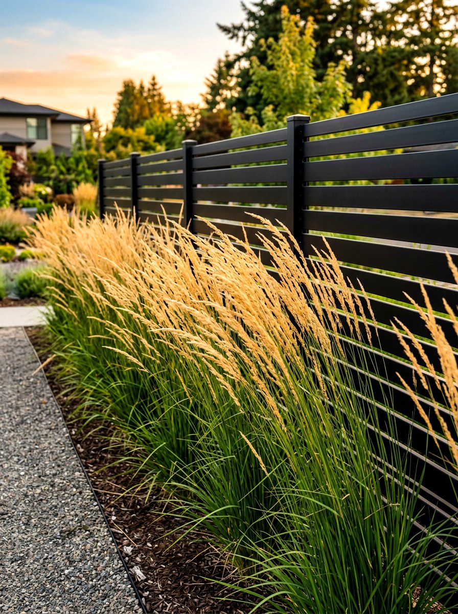 30 border planting ideas along fence For A Lush, Private Backyard