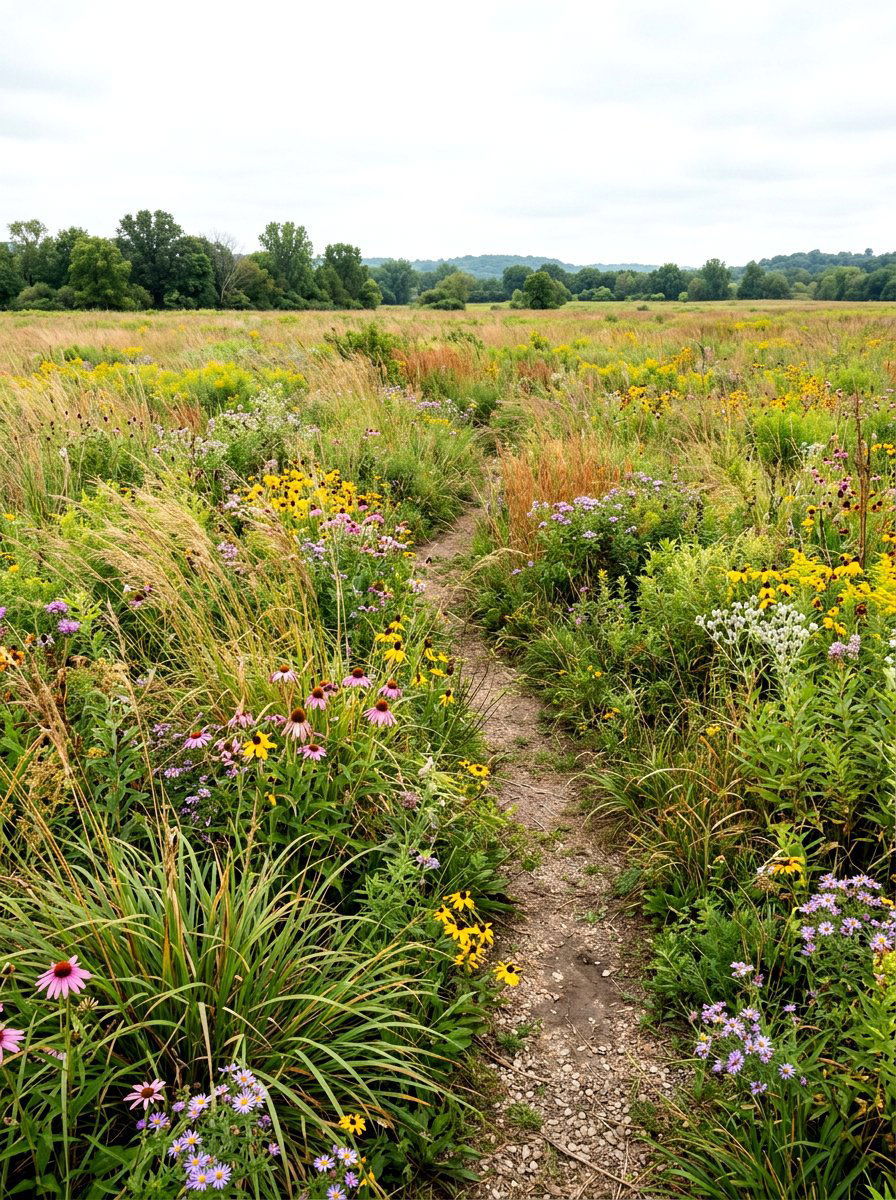 Low maintenance prairie - 30 prairie garden ideas