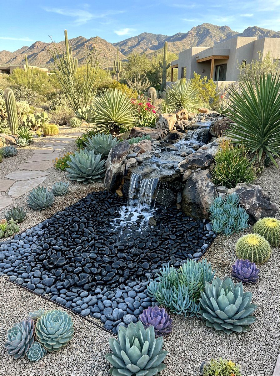 Low maintenance stream - 30 backyard stream ideas