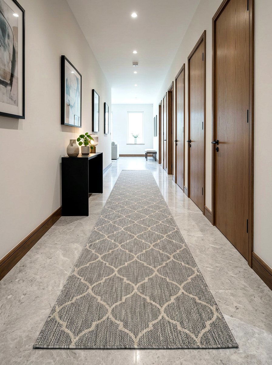 Low pile runner - 30 hallway runner ideas