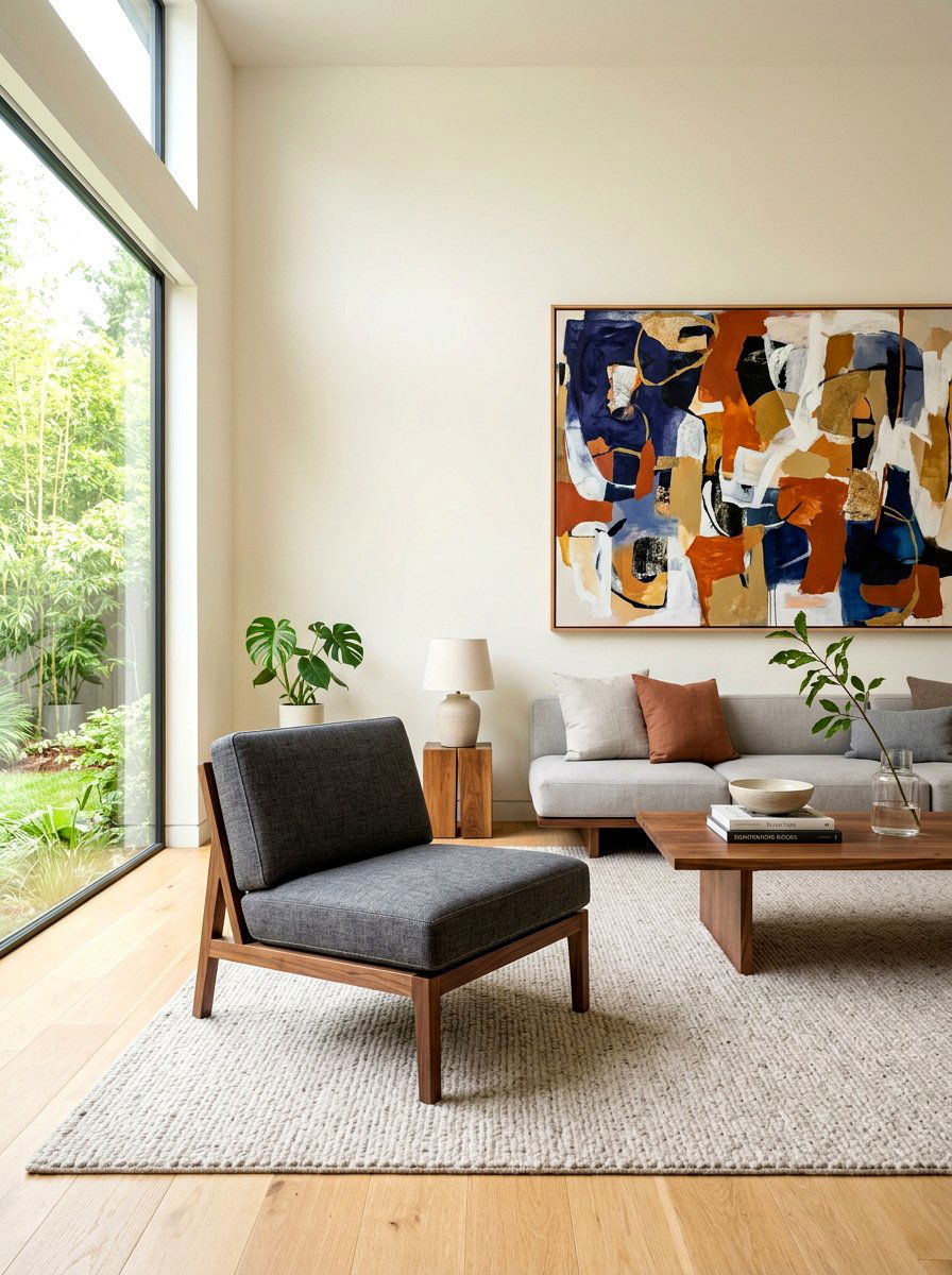 Low profile armless chair - 30 armless chair living room ideas
