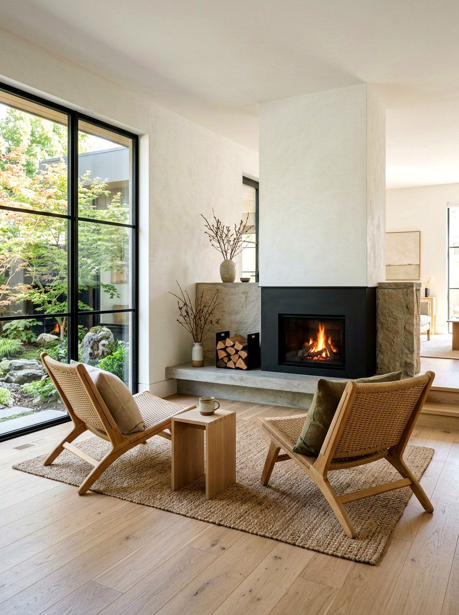 Low profile hearth seating - 30 hearth seating ideas