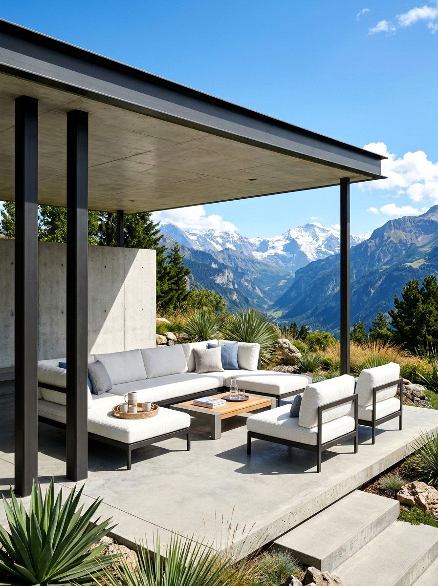 Low profile lounge - 30 pavilion lounge furniture ideas