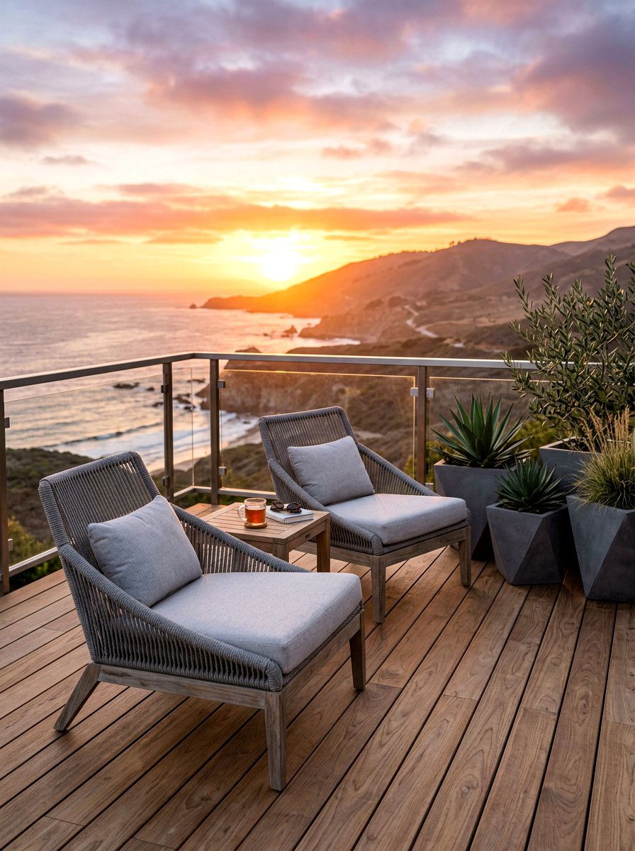 Low profile lounge chairs - 30 front yard seating ideas