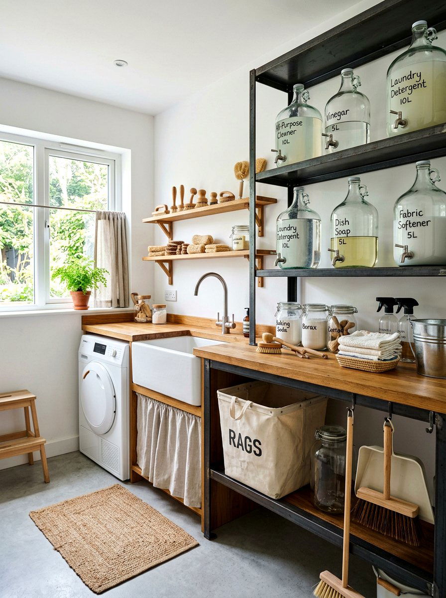 Low waste utility room - 30 low waste home ideas