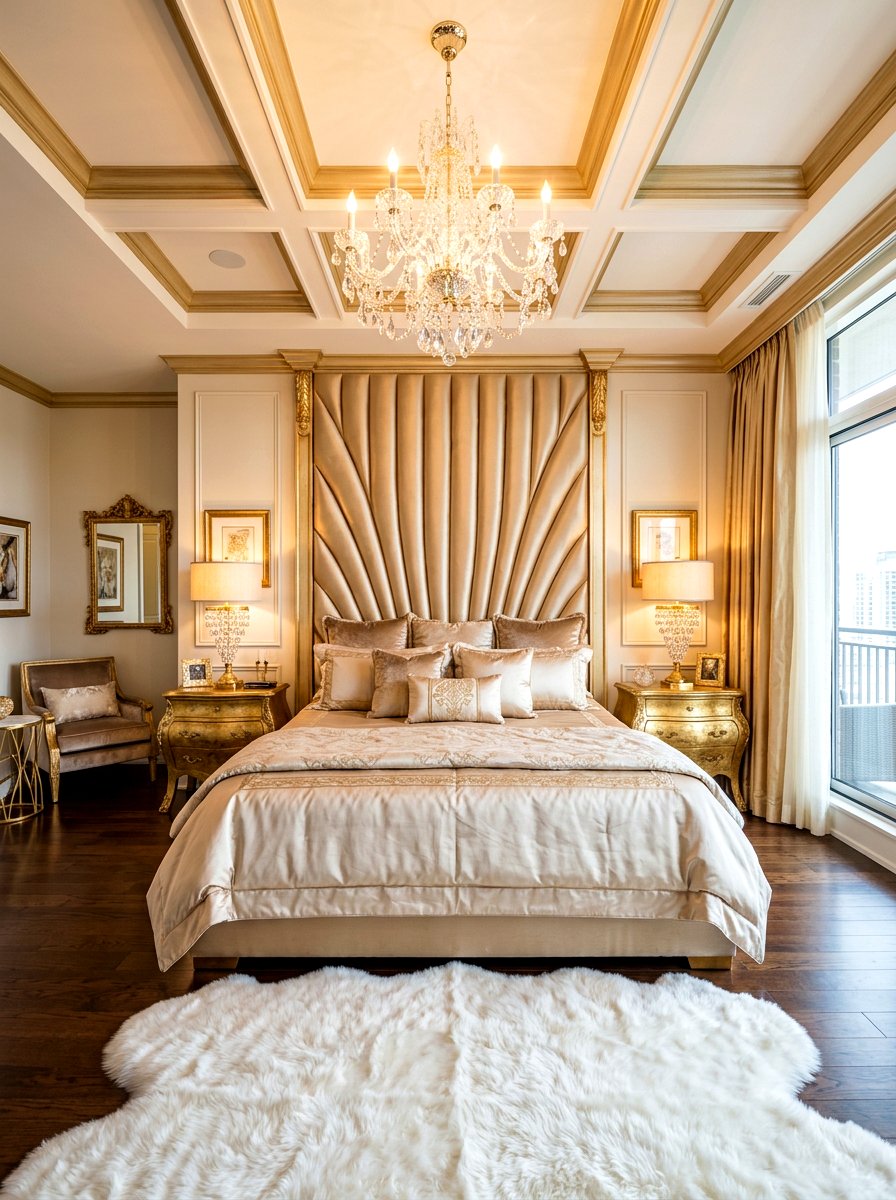 Luxe Channel Tufted Bed - 30 channel tufted bed ideas