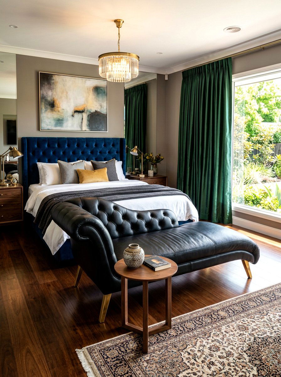 Luxurious Leather Chaise Lounge Bedroom - 30 leather accent chair ideas