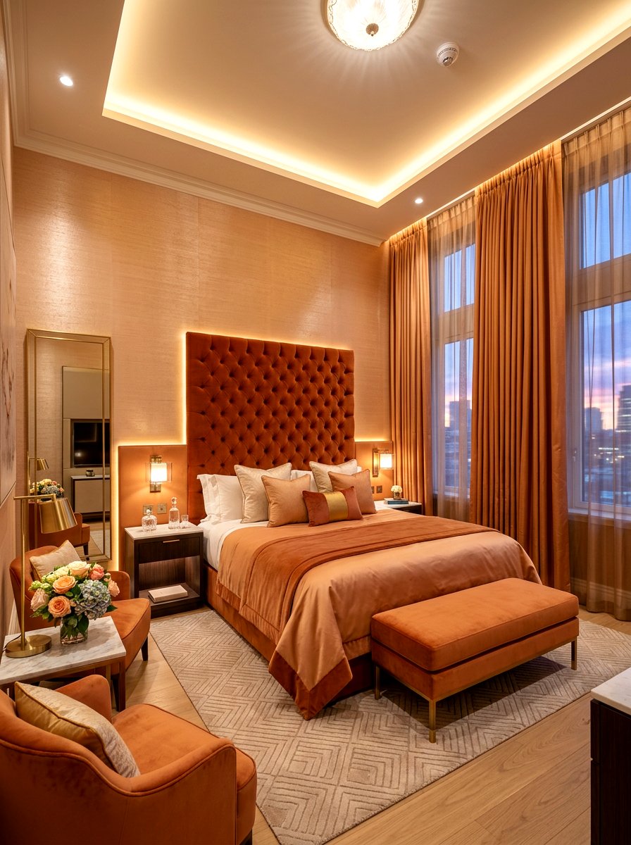 Luxury Apricot Bedroom - 30 apricot bedroom ideas