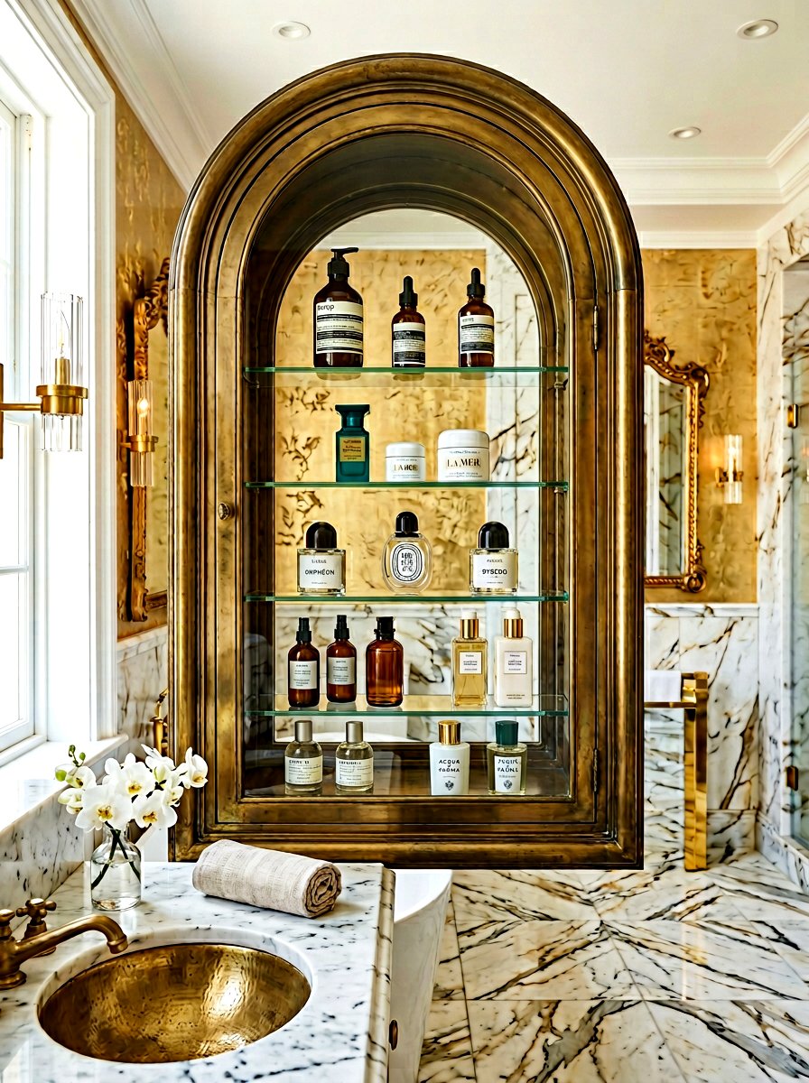 Luxury Arched Medicine Cabinet - 30 arched medicine cabinet ideas