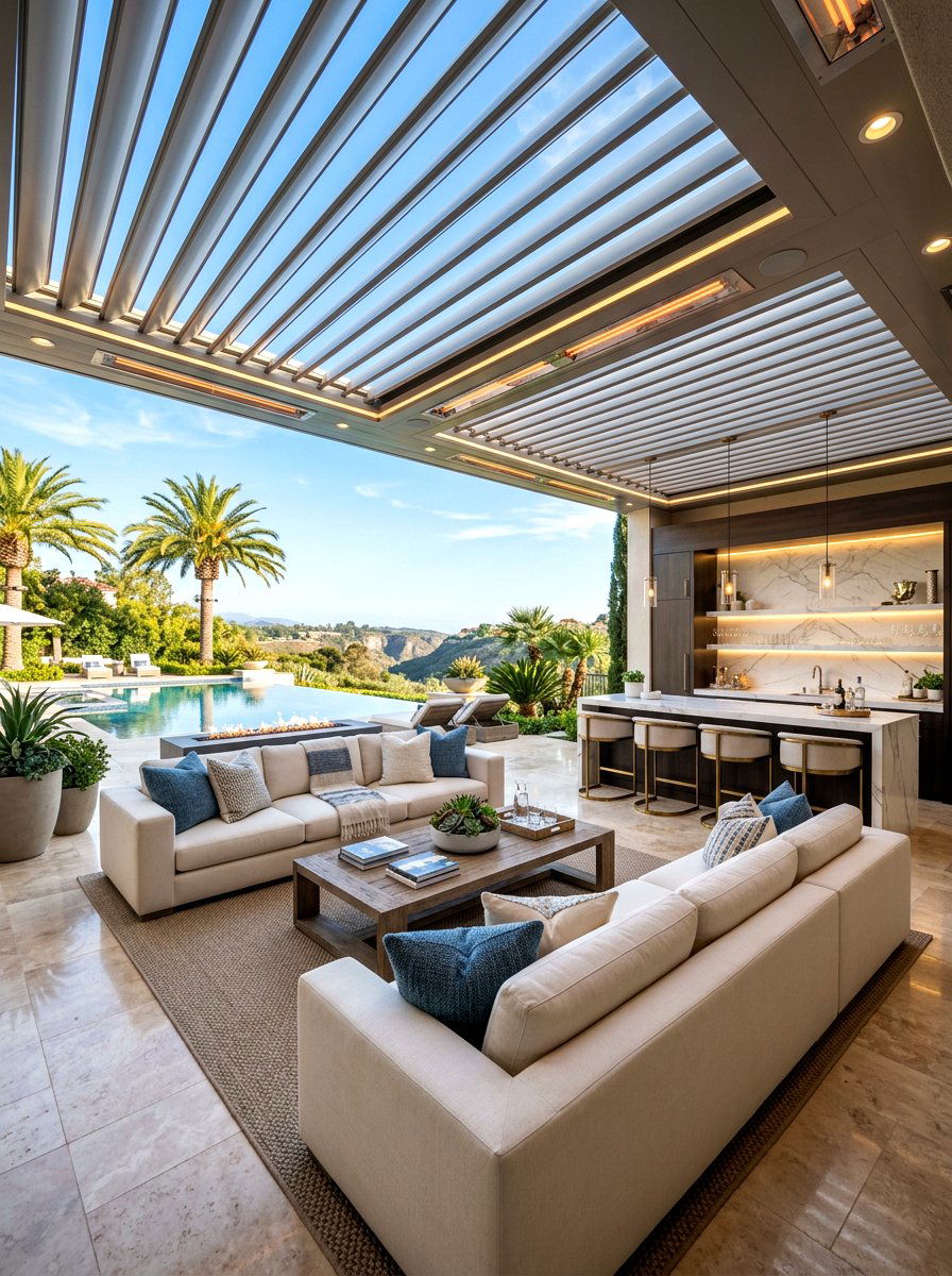 30 Covered Patio Lounge Ideas for a Private Outdoor Hangout