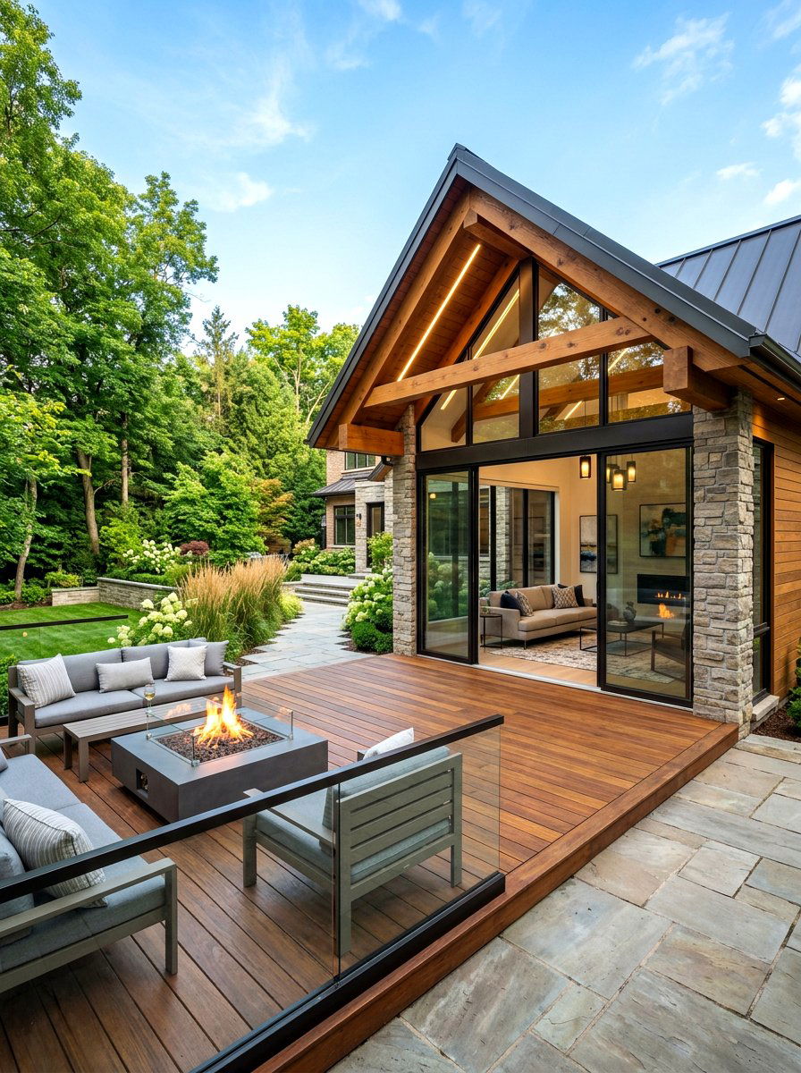 Luxury Backyard Retreat - 30 backyard studio shed ideas