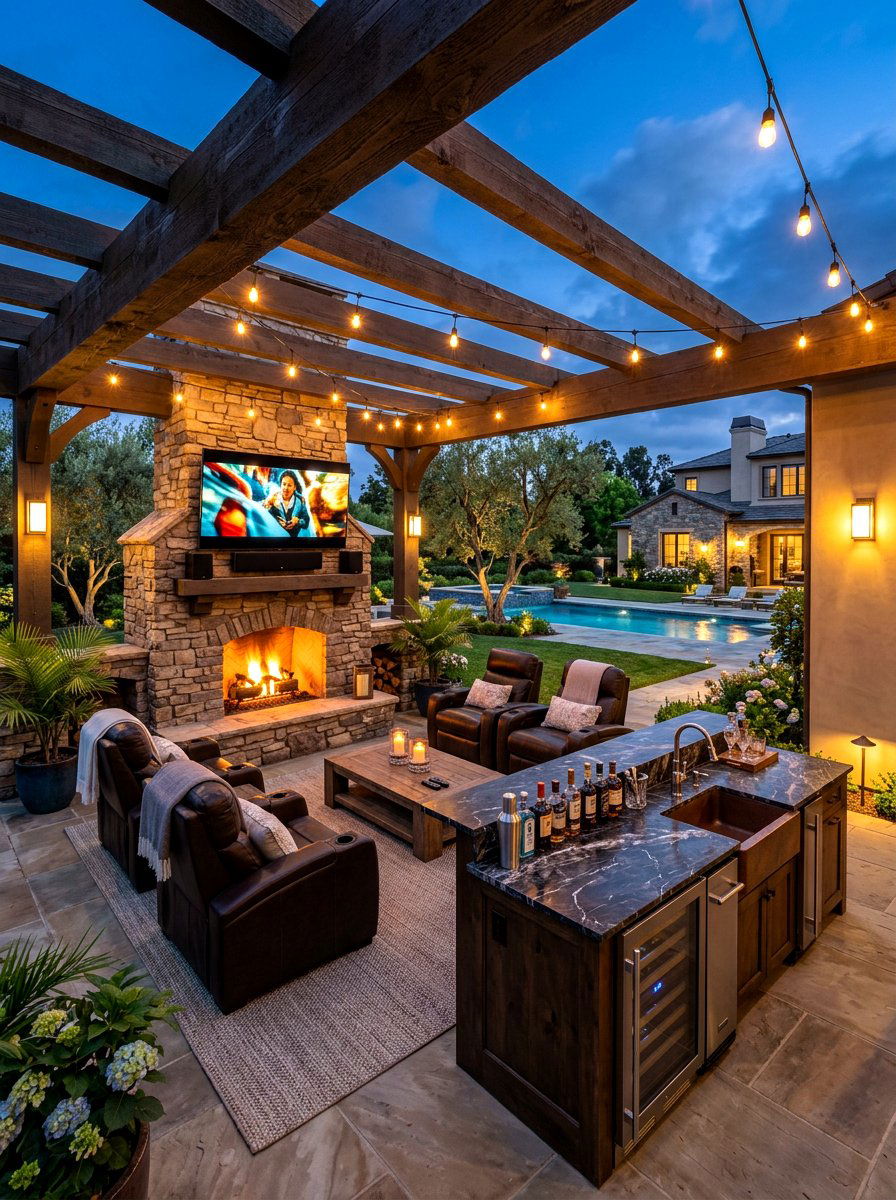 Luxury Backyard Retreat - 30 backyard retreat shed ideas
