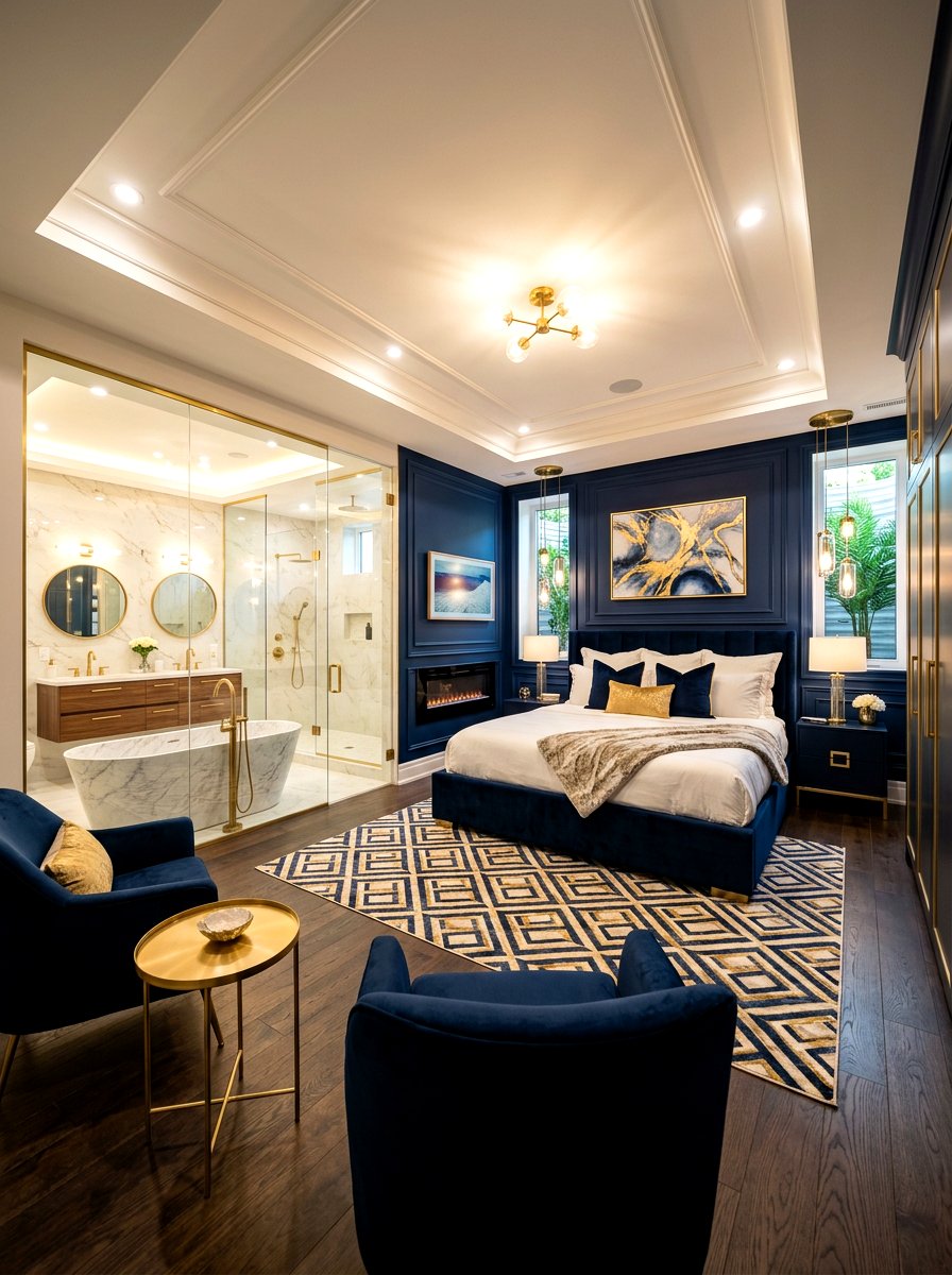 Luxury Basement Master Suite - 30 basement bedroom ideas