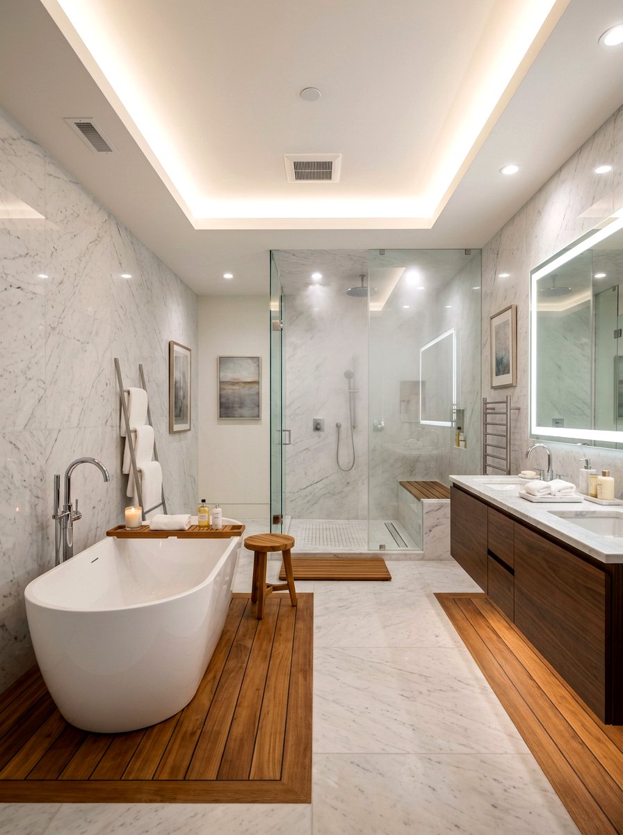 Luxury Basement Spa Bathroom - 30 basement bathroom ideas