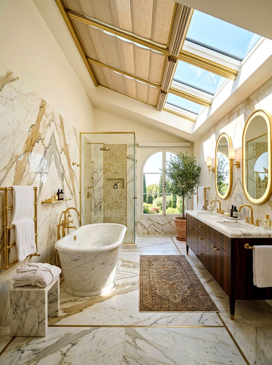 Luxury Bathroom Skylight - 30 shower skylight ideas