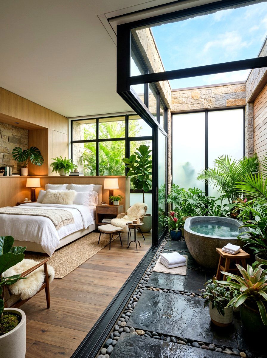 Luxury Bedroom Atrium - 30 atrium house ideas