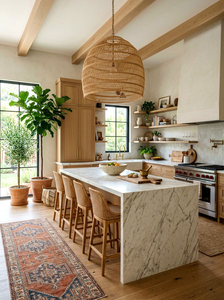Luxury Boho Kitchen - 30 boho kitchen ideas