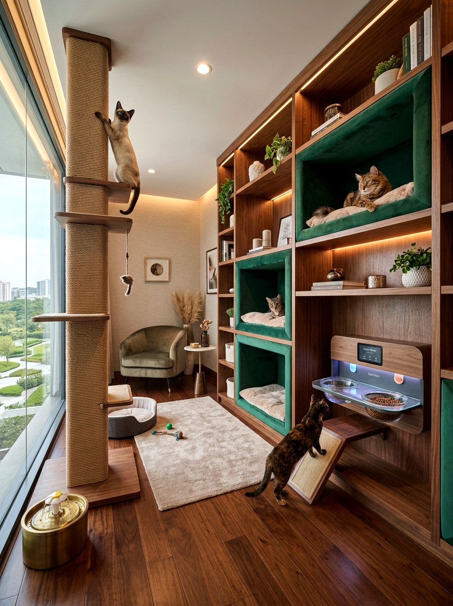 Luxury Cat Room Suite - 30 cat room ideas