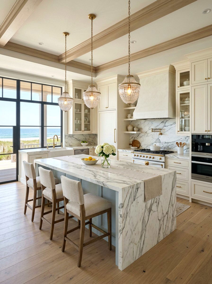 Luxury Coastal Grandmother Kitchen - 30 coastal grandmother kitchen ideas