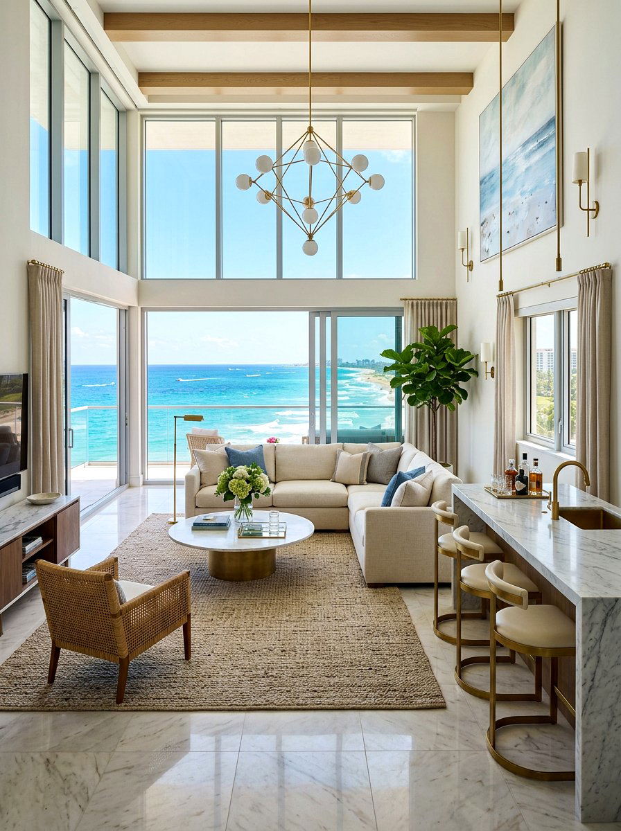 Luxury Coastal Living Room - 30 Nancy Meyers living room ideas