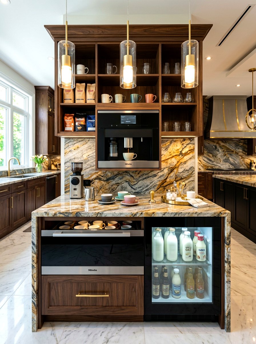 Luxury Coffee Station - 30 coffee nook ideas