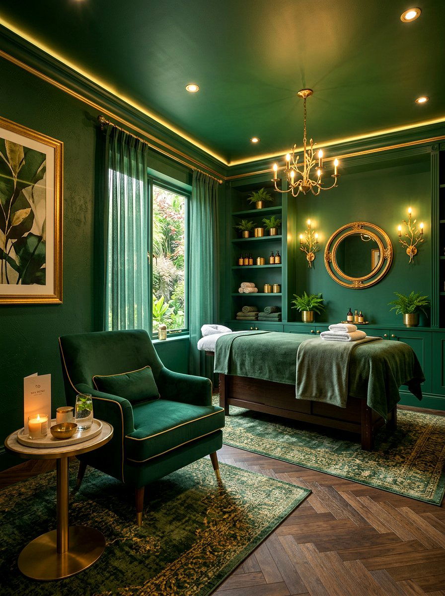 Luxury Color Palette - 30 mini spa room ideas