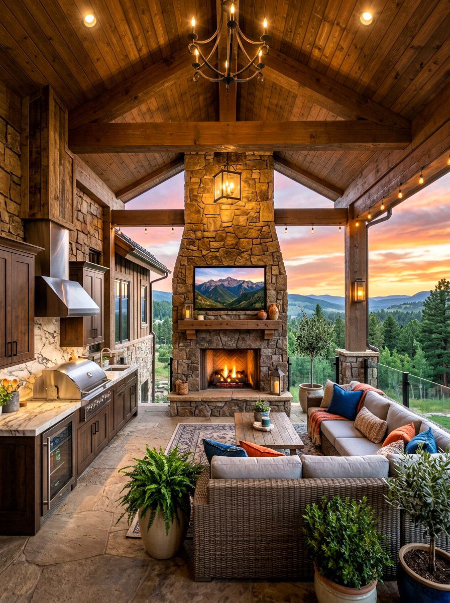 Luxury Covered Front Porch - 30 covered front porch ideas