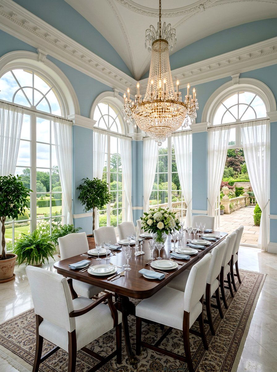 Luxury Crystal Chandelier - 30 sunroom lighting ideas