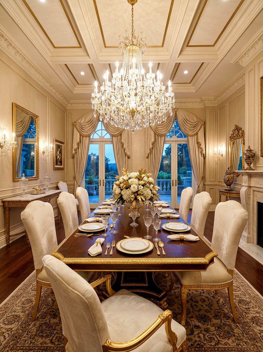 Luxury Dining Room - 30 romantic dinner room ideas
