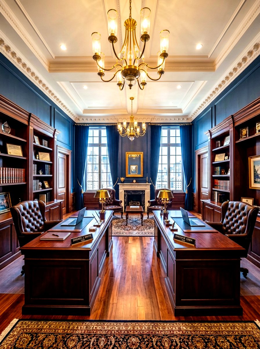 Luxury Double Executive Office - 30 shared office ideas