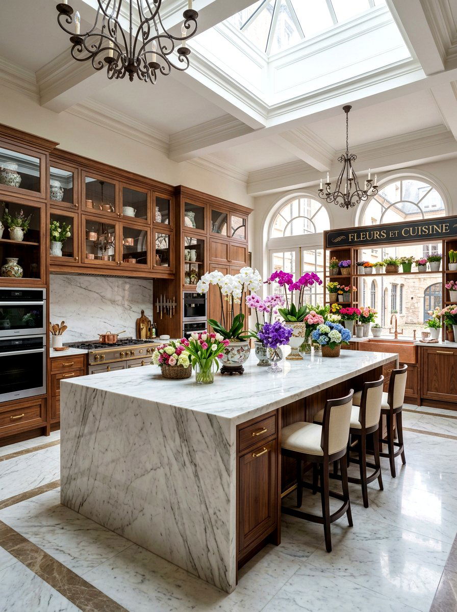Luxury European Flower Market - 30 flower market kitchen ideas