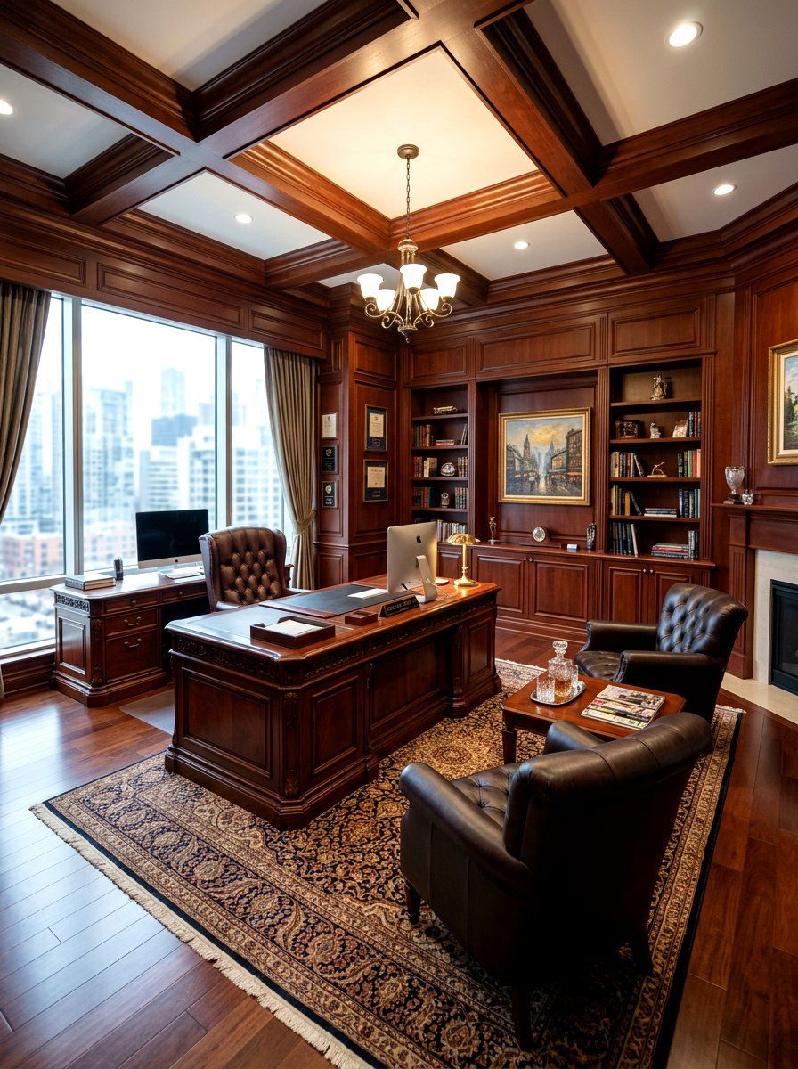 Luxury Executive Office - 30 private study room ideas