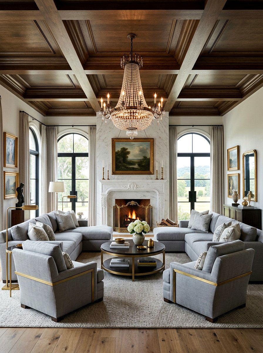 Luxury Farmhouse Interior - 30 farmhouse living room ideas