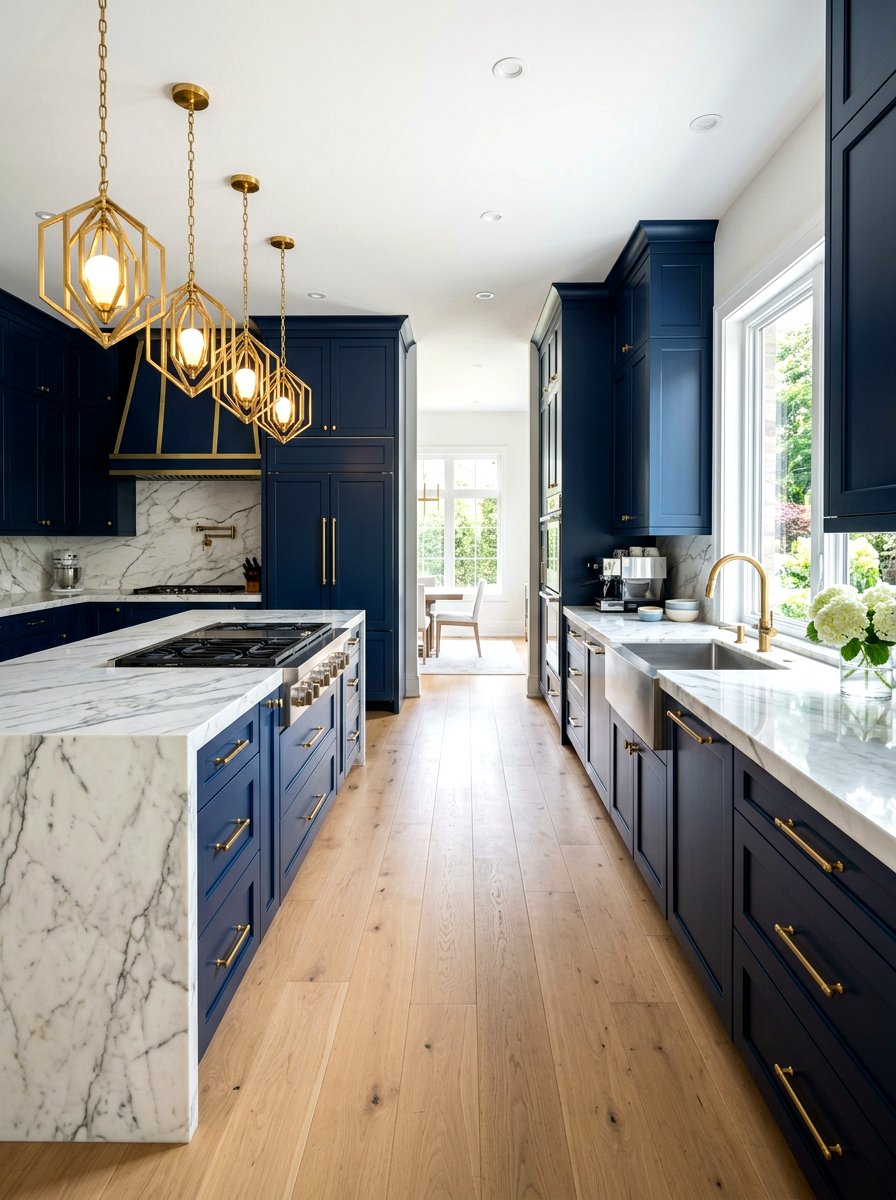 Luxury Galley Kitchen - 30 cozy galley kitchen ideas