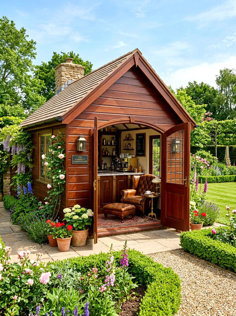 Luxury Garden Shed - 30 office shed ideas