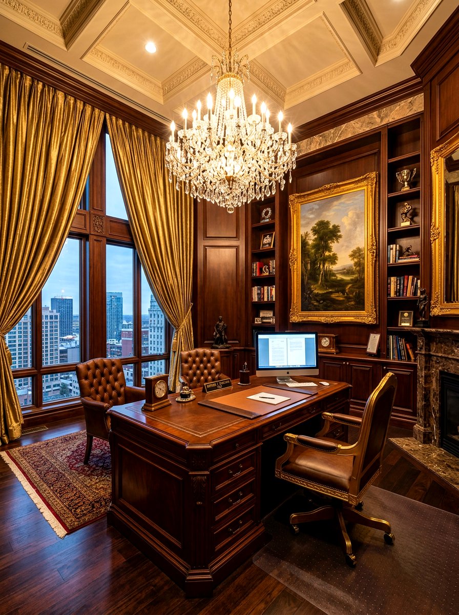 Luxury Gold Office Curtains - 30 office curtain ideas
