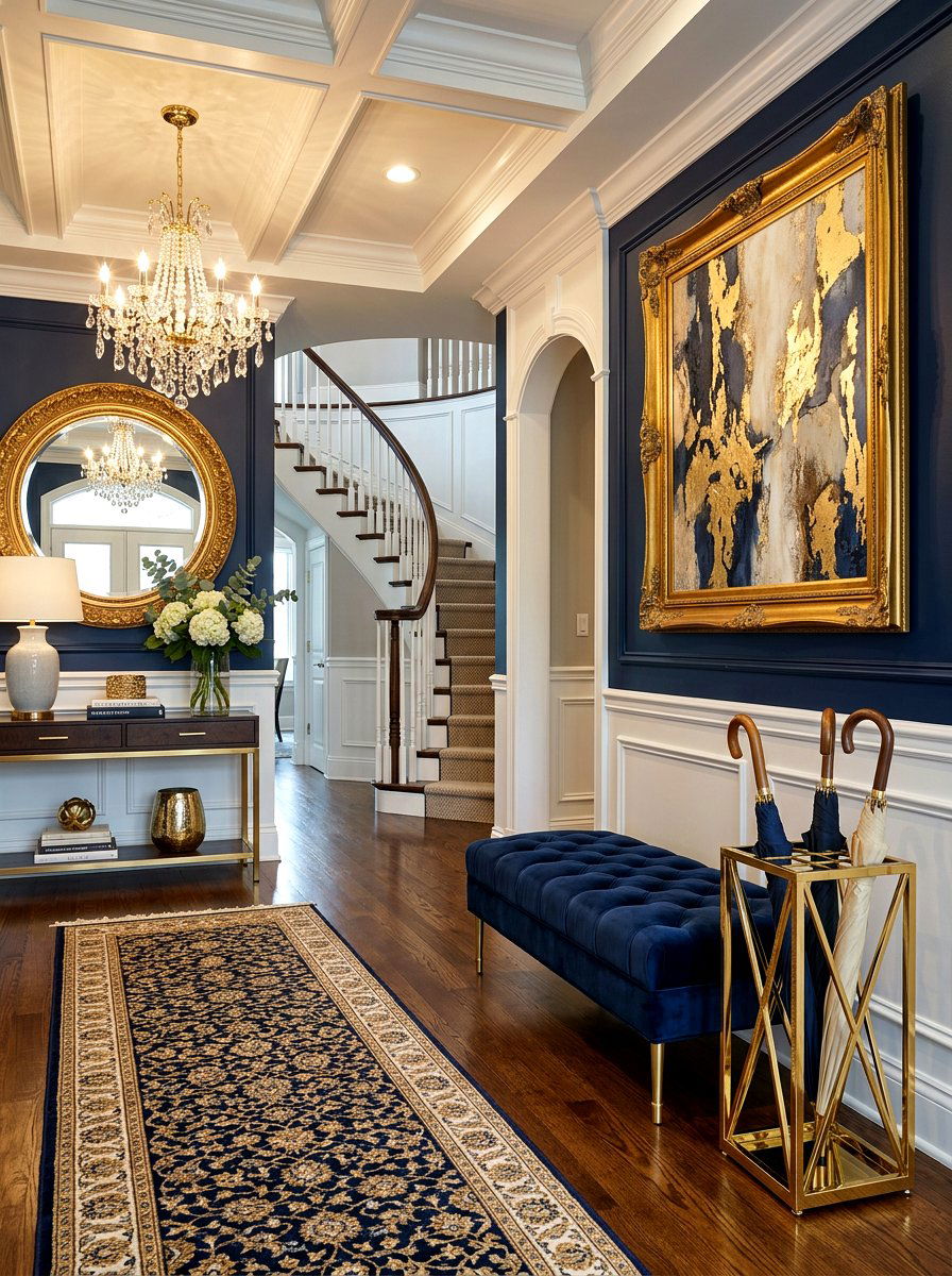 Luxury Gold Umbrella Rack - 30 umbrella stand ideas