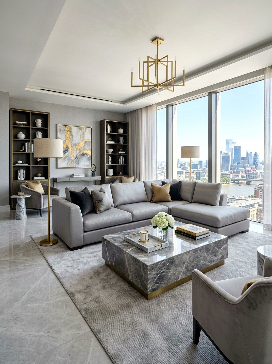 Luxury Gray Living Room - 30 gray living room ideas