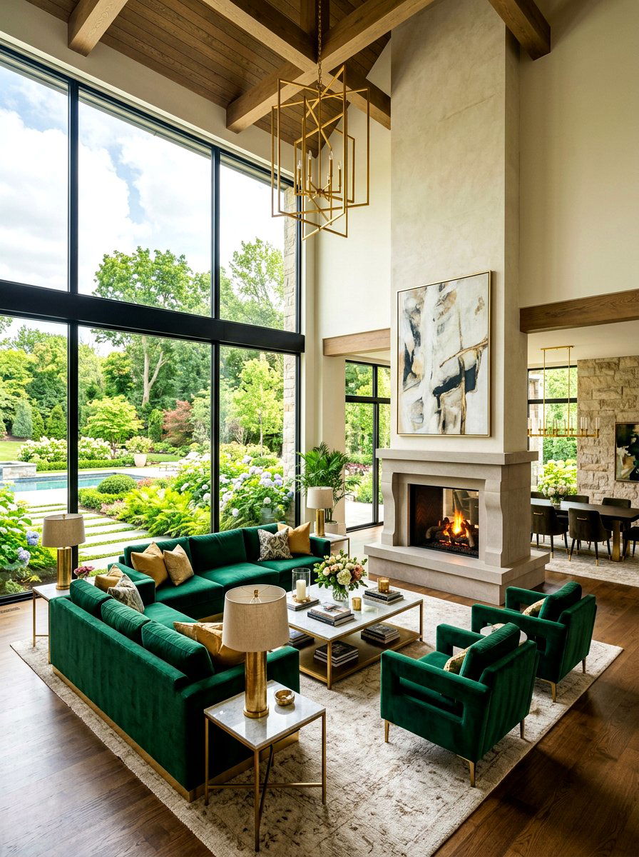Luxury Great Room Floor To Ceiling Windows - 30 great room ideas