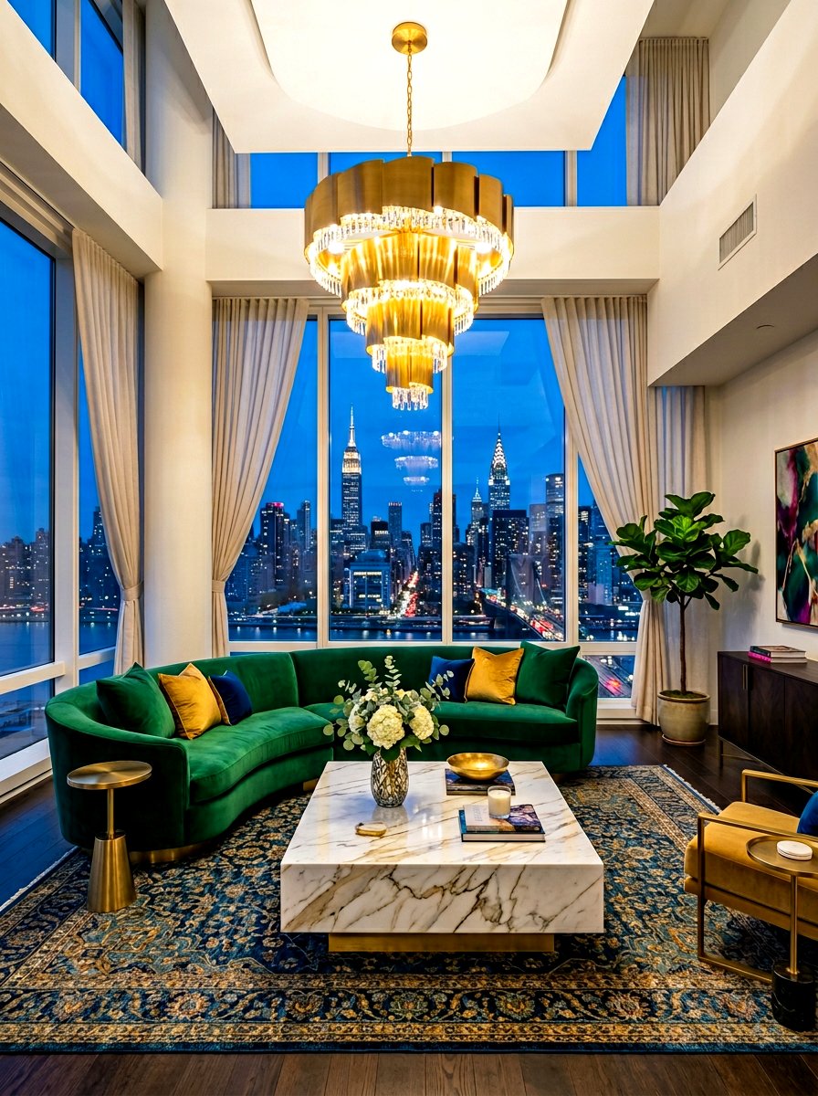 Luxury High Rise Living Room - 30 condo living room ideas