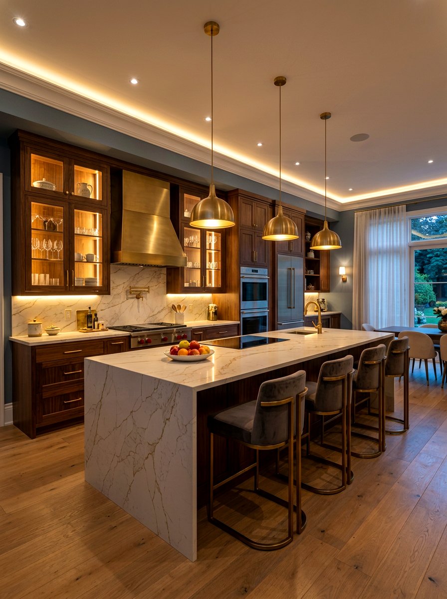 Luxury Kitchen Ambiance - 30 under cabinet lighting ideas
