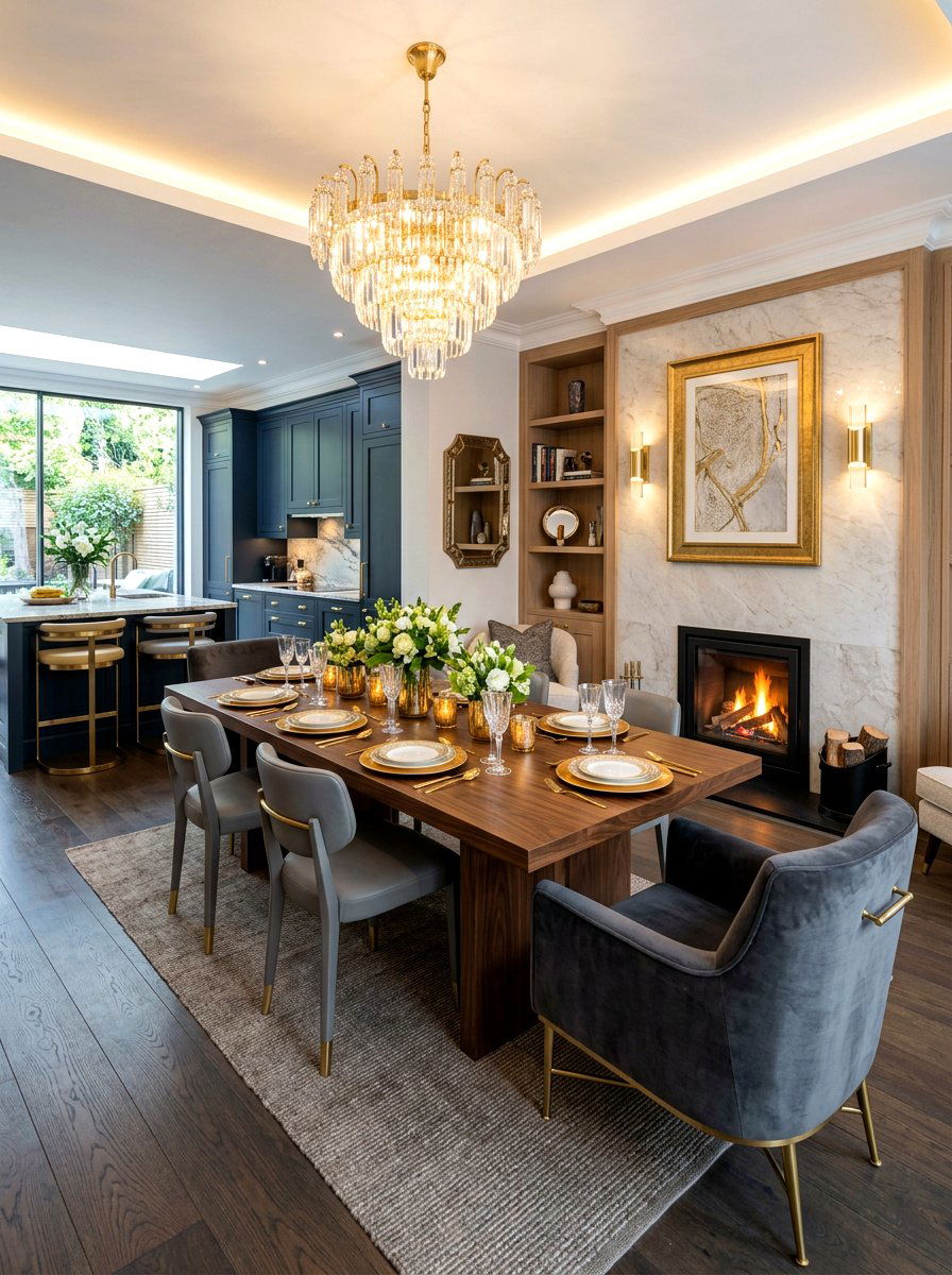 Luxury Kitchen Dining Lounge - 30 eat in kitchen ideas