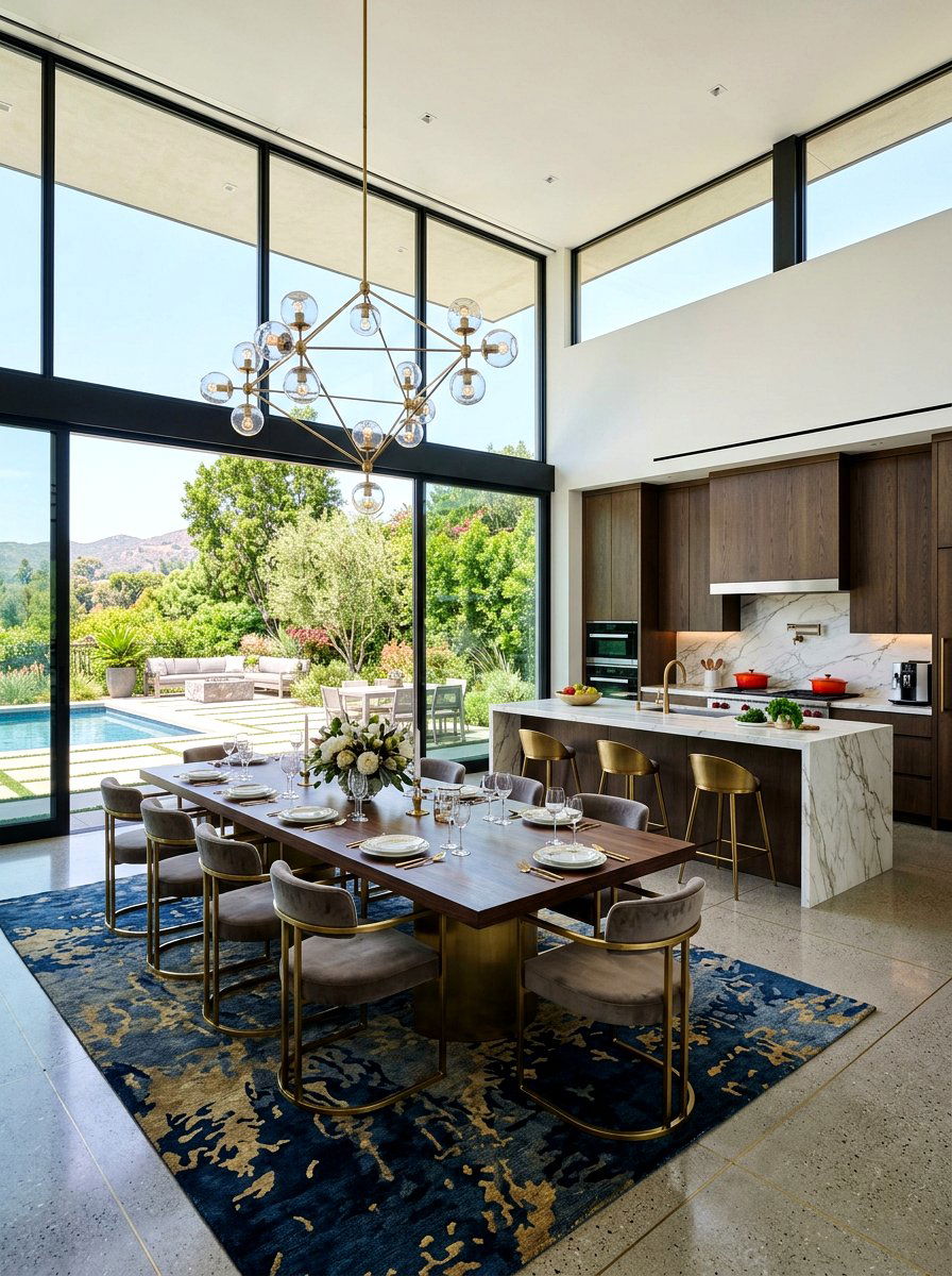 Luxury Kitchen Dining Space - 30 kitchen dining area ideas