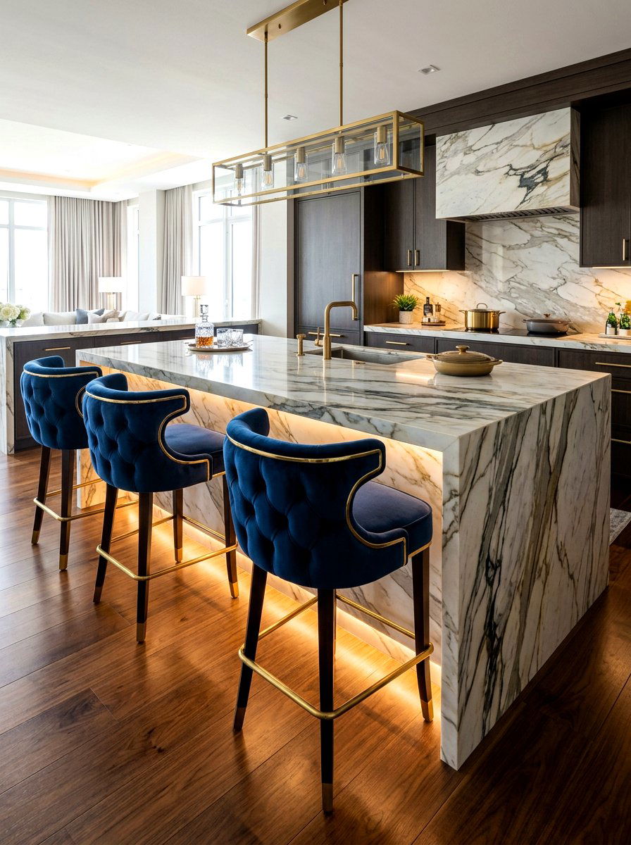 Luxury Kitchen Island Seating - 30 banquette kitchen island ideas