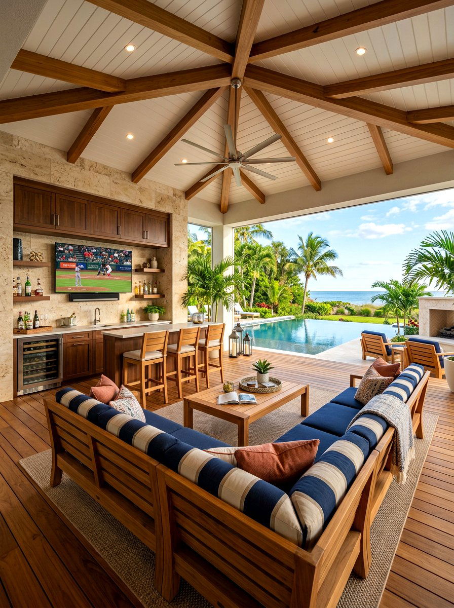 Luxury Lounge Porch - 30 back porch ideas