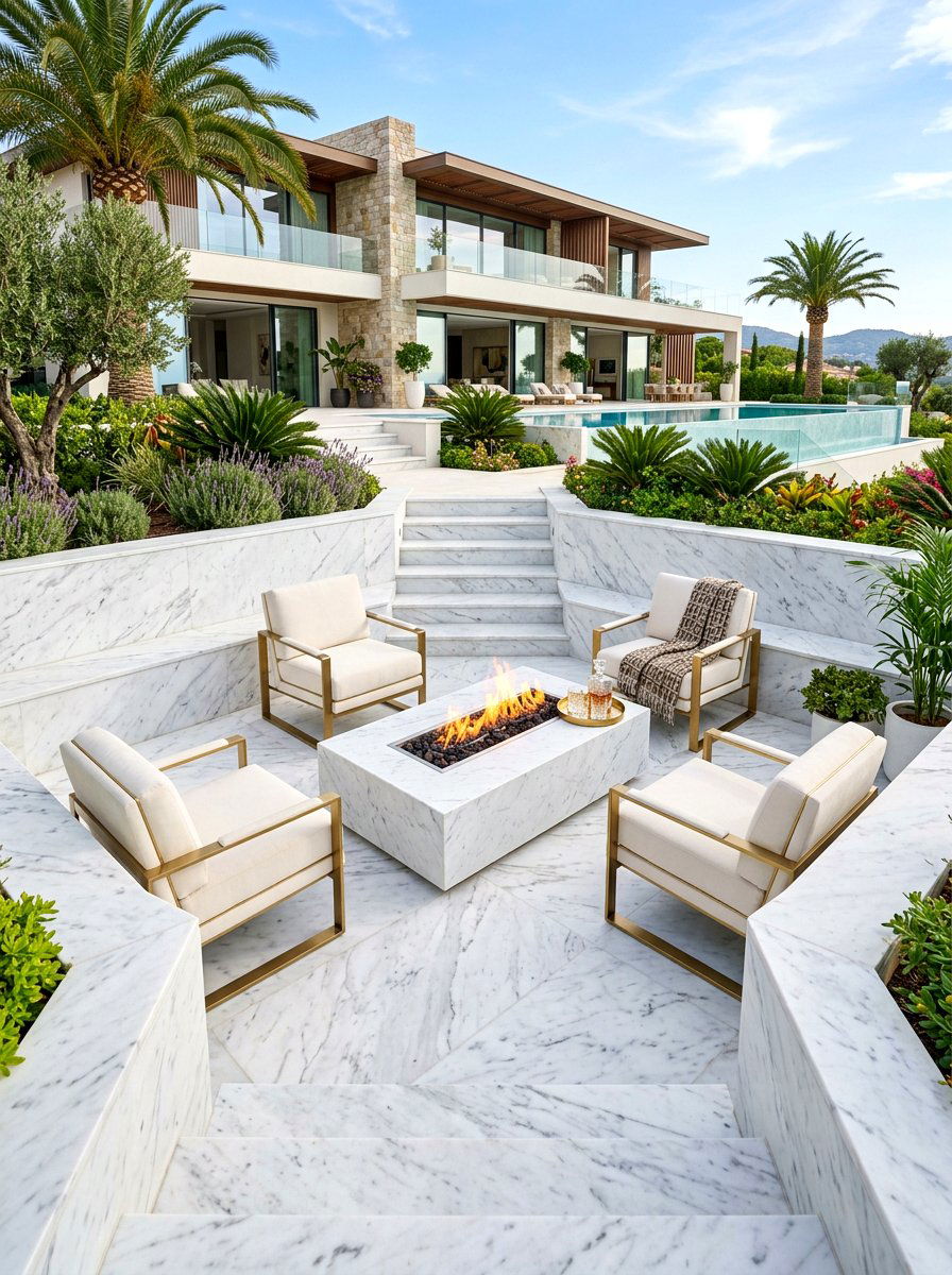 30 Sunken Backyard Seating Ideas for a Relaxing Social Space