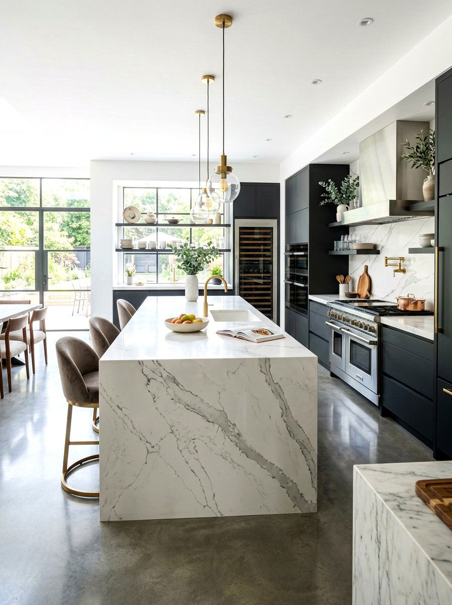 Luxury Marble Tadelakt Kitchen - 30 tadelakt kitchen ideas