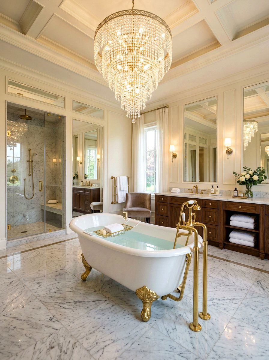 Luxury Master Bath Clawfoot Tub - 30 clawfoot tub ideas