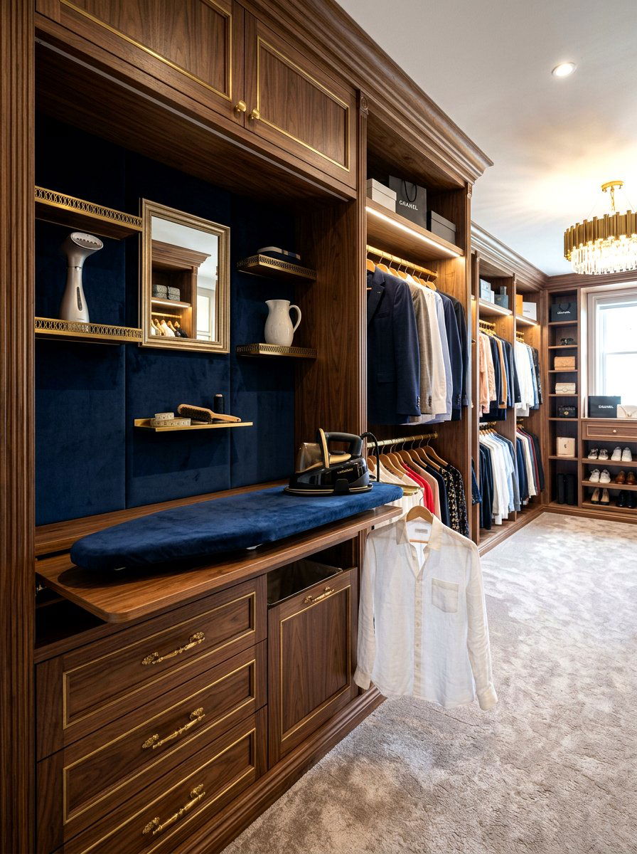 Luxury Master Closet Ironing - 30 ironing station ideas