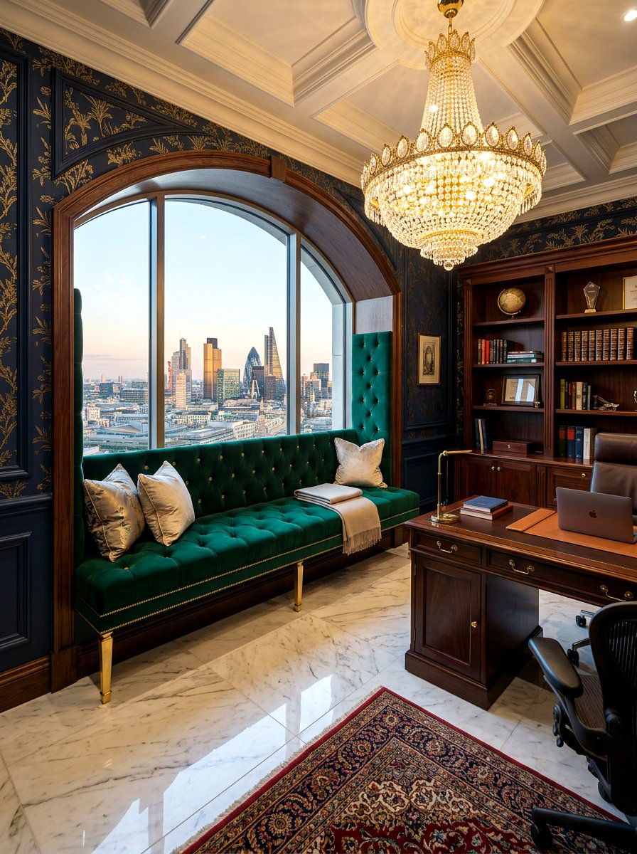 Luxury Office Window Seat Velvet - 30 office window seat ideas